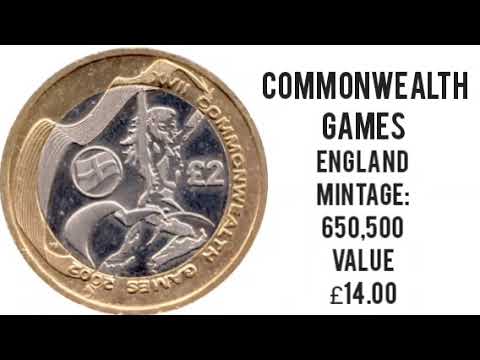 UK £2 Coin VALUE UPDATES - All 4 Commonwealth Games 2002 £2 Coins