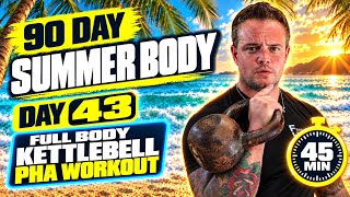 43: Fat Shredding KETTLEBELL PHA Workout | Full Body & Ab Finisher