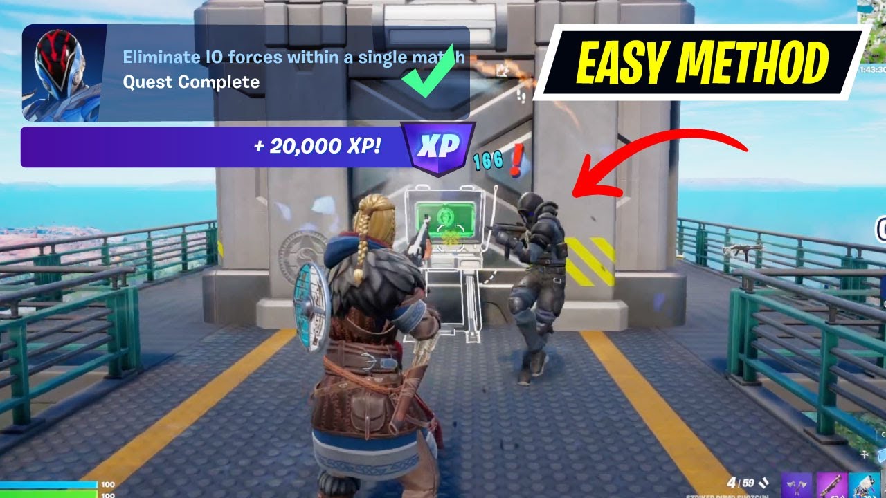 Eliminate IO forces within a single match Fortnite Locations YouTube