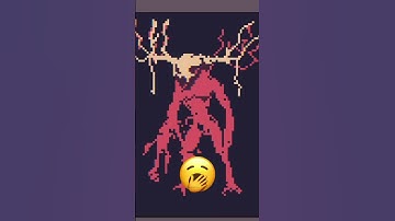 Watch This Wendigo Come to Life | Pixel Art #Wendigo, #PixelArt, #Aseprite, #Shorts,  #DarkArt