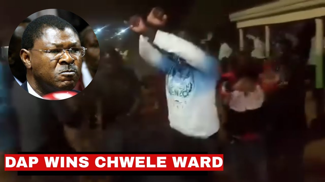 CELEBRATIONS ERUPT IN KABUCHAI, CHWELE WARD AS NATEMBEYA BEATS WETANGULA CANDIDATE TO WIN