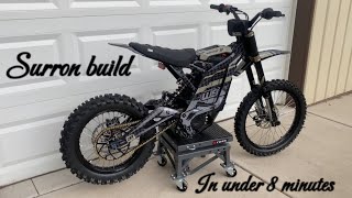 Full surron build video from the frame up