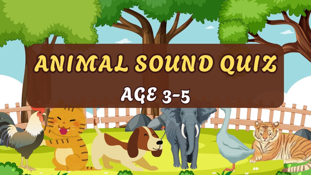 Animal Sounds Quiz for Kids | Fun Learning Game for Toddlers (Ages 3–5)