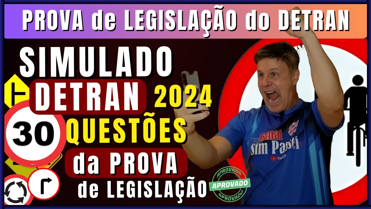 Simulado Detran Prova Teórica Com 30 Questões - RETOEDU