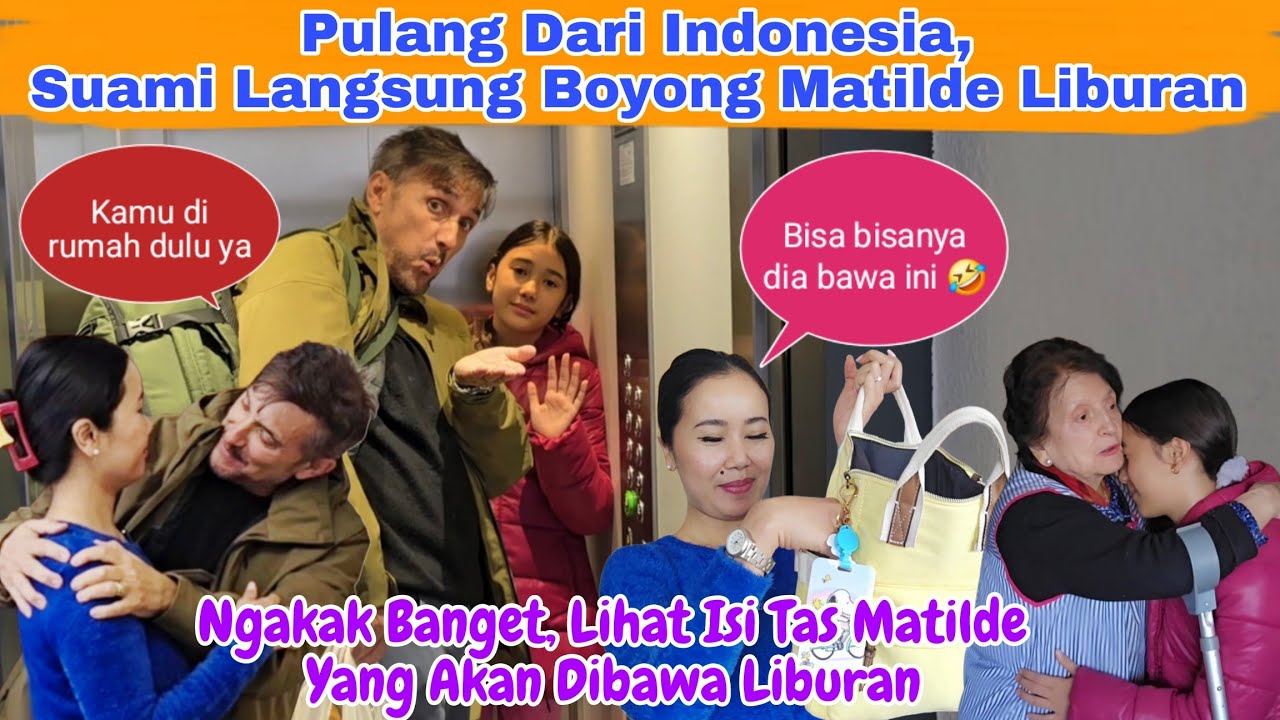 Suami Pulang Dari Indonesia Langsung Ajak Anak Liburan