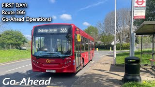 [1ST DAY] Exploring the new Go Ahead London - Route 366!