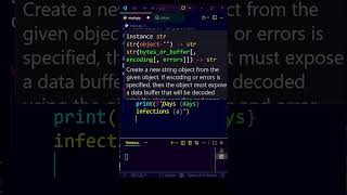 🦠 Dieser Python Code zeigt Pandemie-Wachstum, wie Hantavirus-Infektion! #shorts #python #coding