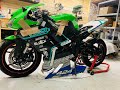 Remplacer plaquettes de freins avant moto ZX6R Kawasaki Plaquettes de freins moto