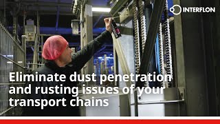 Interflon for Poultry - Eliminate dust penetration and rusting issues of your transport chains