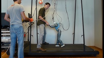 Real hardware experiment for COMAN bio-inspired locomotion