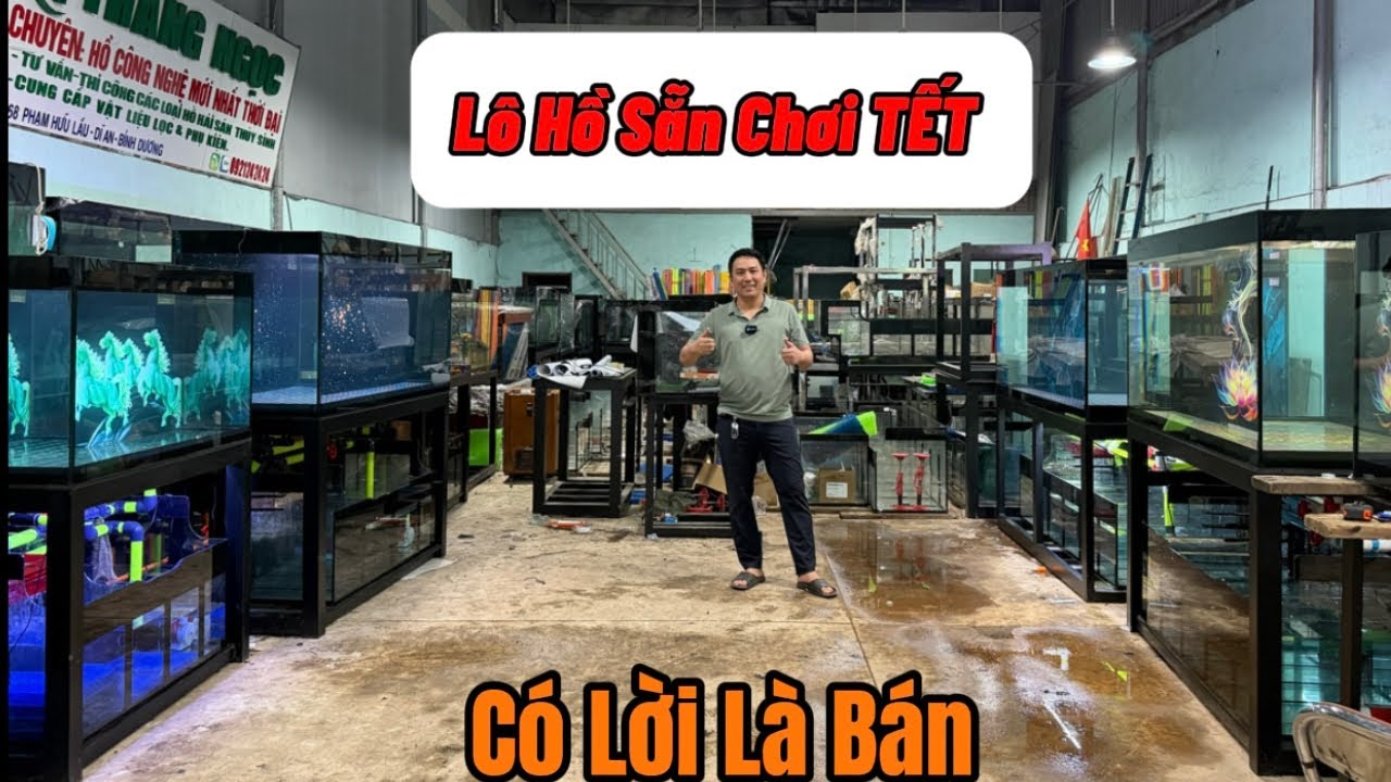 Xả Kho Toàn Bộ Hồ Sẵn Trong Xưởng - Có Lời Là Bán 