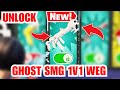 UNLOCK GHOST SMG 1V1 with every gun FORTNITE @hivecr8 hivecr8