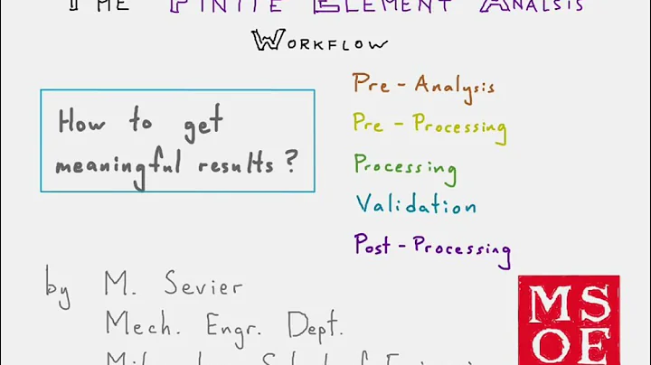 FEA workflow - Going from "Why?" to result interpretation in finite element analysis