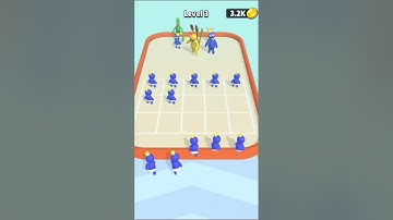 merge rainbow 3d run gameplay video merge and run level 3 #shorts #shortvideo