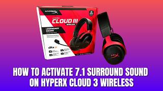 Как активировать объемный звук 7.1 на беспроводных наушниках HyperX Cloud 3 — пошаговое руководст... screenshot 2