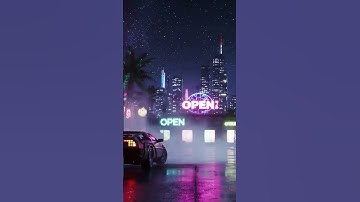 80’s Vibes – Neon Walk 💜 Retro-Futuristic Synthwave Music Video