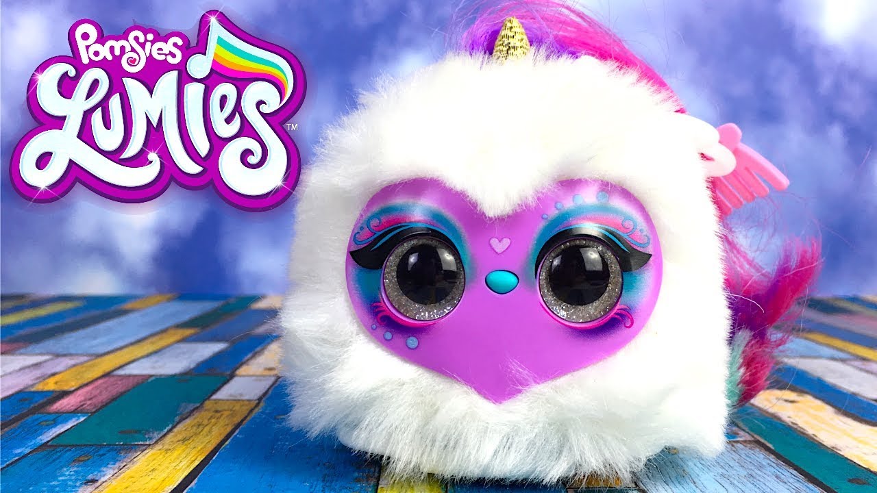 UNBOXING POMSIES LUMIES RAINBOW CHARGED WITH GAMES AND LOTS OF BEATS