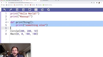 Introdunctions to Functions -  My First Function - CMU CS Academy 2.1.1
