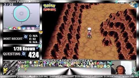 OmegaRuby Stream - Unown L (DexNAV)