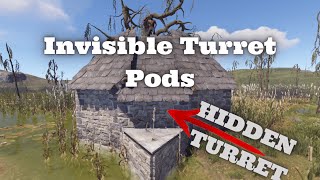 RUST - The Most INSANE Invisible Turret Pods! New 2024!