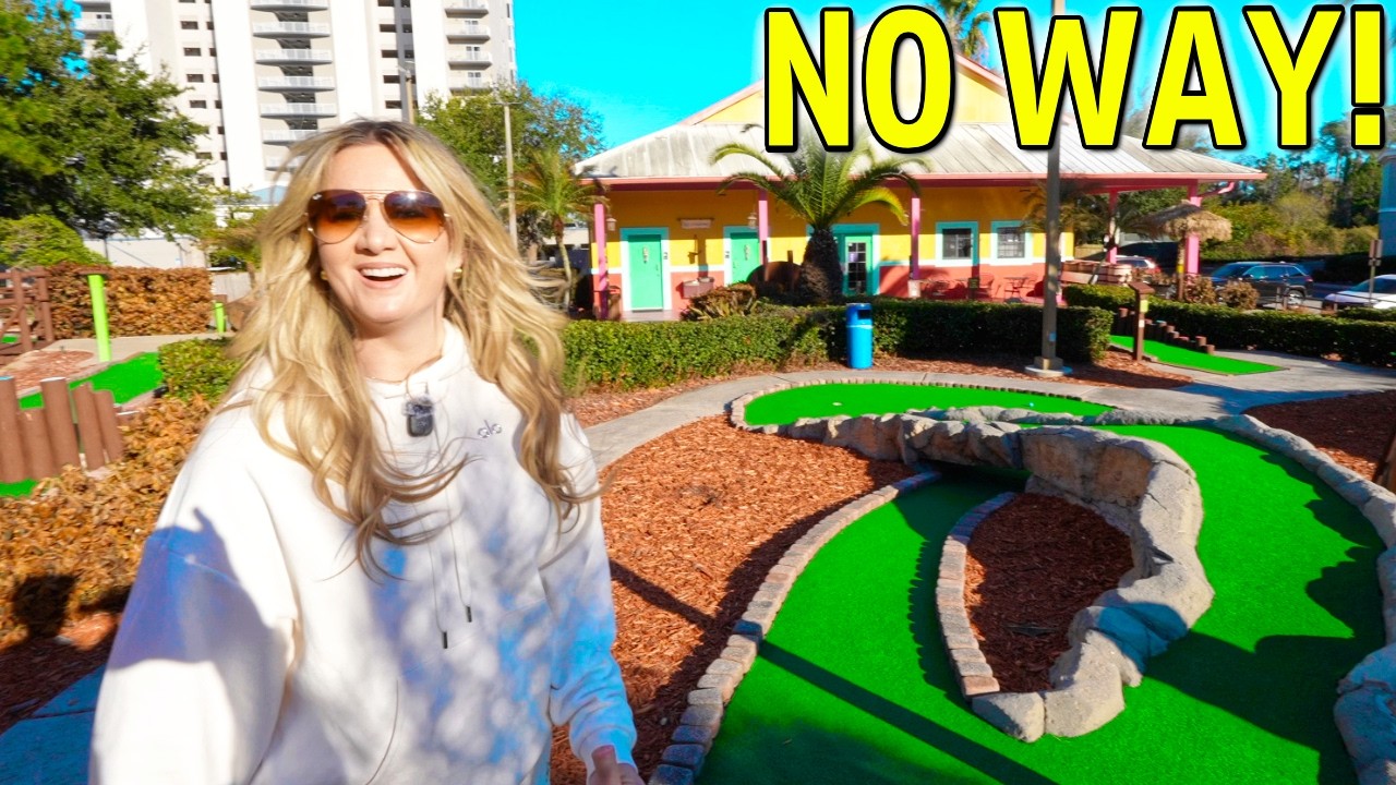 Our Custom Hawaiian Rumble Mini Golf Match!