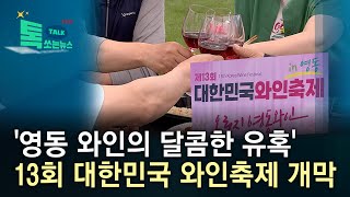 '영동 와인의 달콤한 유혹'…13회 대한민국 와인축제 개막//HCN충북방송