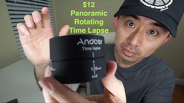 360 panoromic rotating time lapse device
