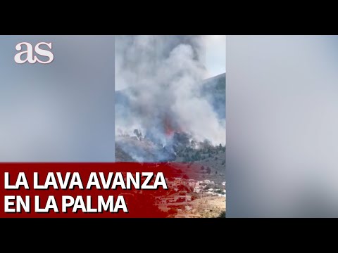 Nuevas escenas de cómo la lava sigue su curso en La Palma: encogen el corazón | Diario As