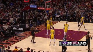 1st Quarter, One Box Video: Cleveland Cavaliers vs. Los Angeles Lakers