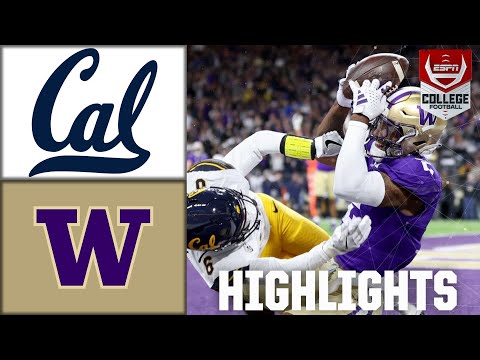 California Golden Bears vs. Washington Huskies | Full Game Highlights