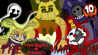 THE FNAF MARATHON PART 1: Playing EVERY Classic Fnaf Game for the 1st Time (#2) @BloodSlinga