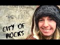 CRAZY SNOWSTORM | LIVING IN A VAN VLOG | CITY OF ROCKS | SOLO FEMALE TRAVEL
