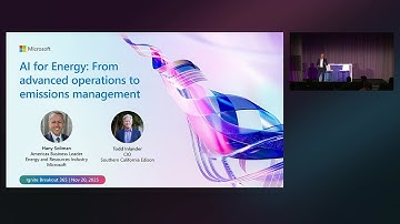 AI for Energy: From advanced operations to emissions management | BRK365