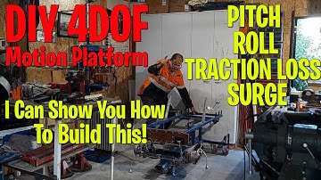 DIY 4DOF Motion Platform Build For Everyone. #racingsimulator #flightsimulator #trucksimulator