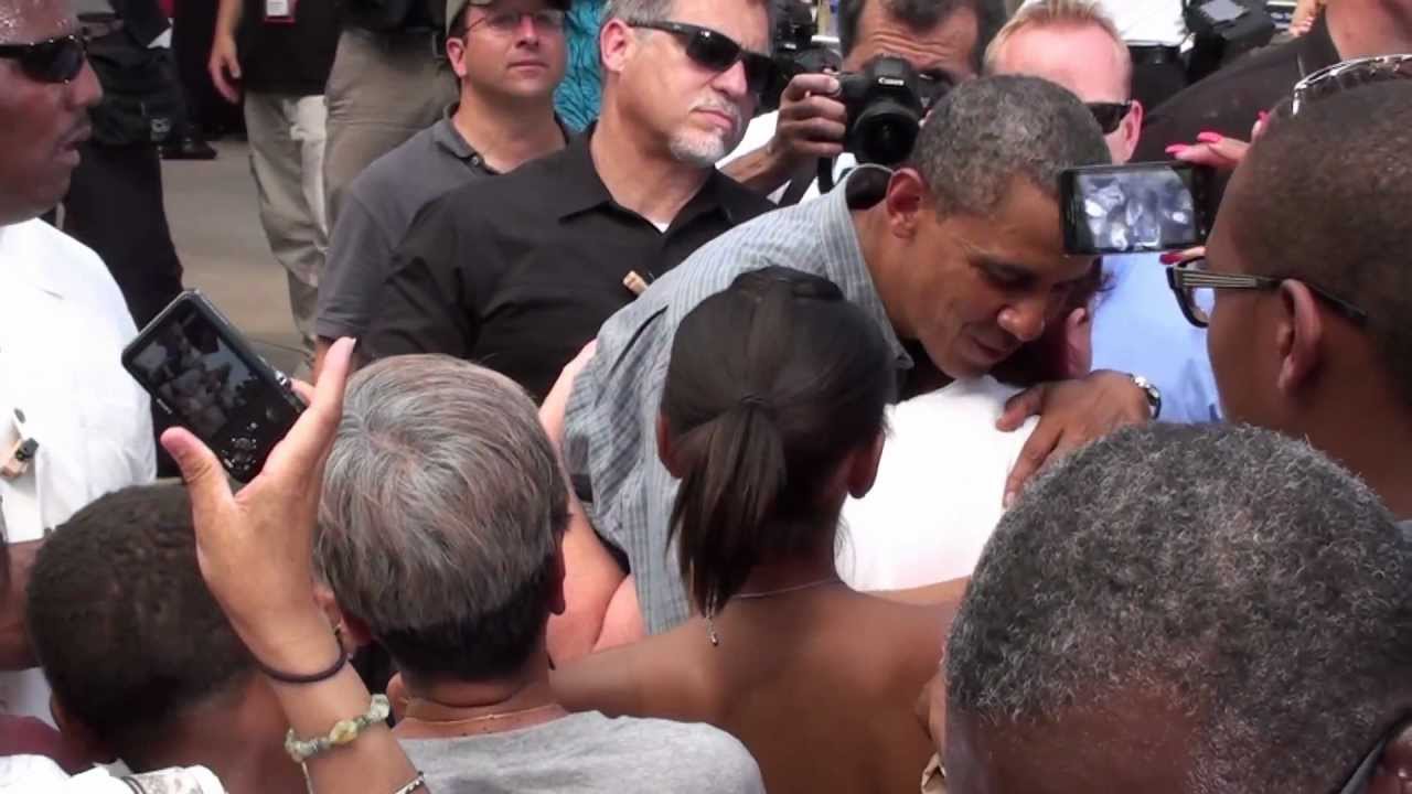 POTUS Greeting his Supporters