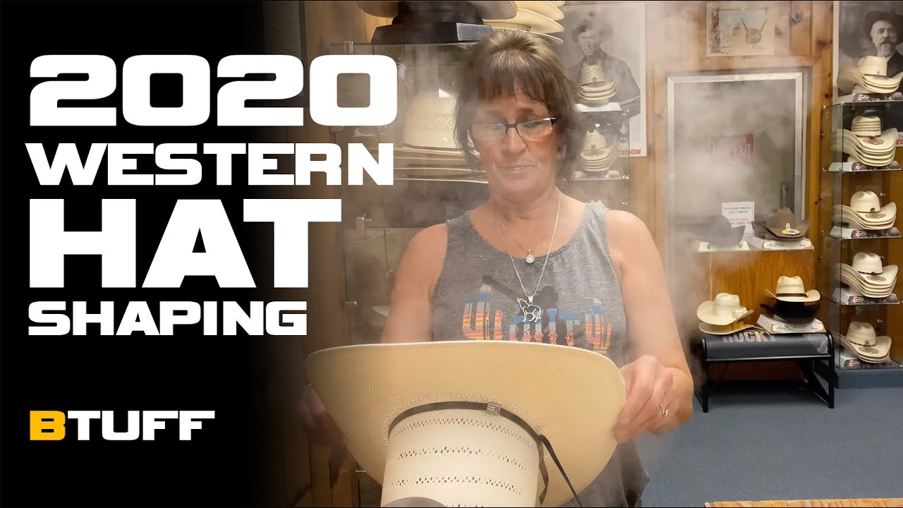 2020 Western Cowboy Hat Shaping Pt.1. Top Mens and Woman's creases at