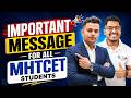 Important Message For Students of Second Attempt MHTCET 2026