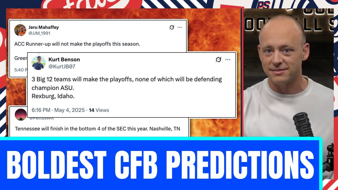 Boldest College Football Predictions Of 2025 - Josh Pate Cut - YouTube