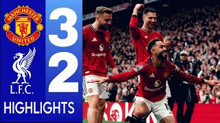 Download lagu Manchester United vs Liverpool 3-2 Highlights  Benjamin Sesko & Matheus Cunha & Kobbie Mainoo Goals 