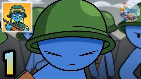 Stick Army: World War Strategy - Gameplay Walkthrough Part 1 - Level 2-4 (iOS, Android)