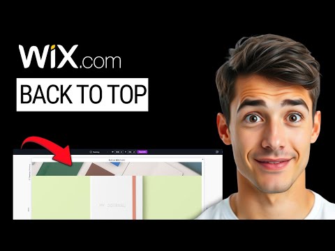 How To Add A Back To Top Button In Wix (Step-by-step)
