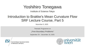 Yoshihiro Tonegawa - Introduction to Brakke