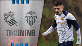 Entrenamiento Con La Mente Puesta En El Valencia Real Sociedad