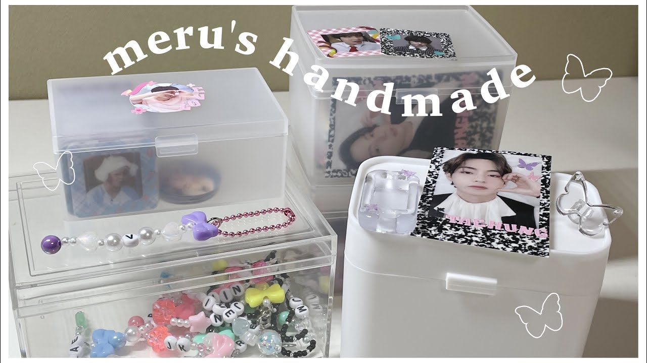✧︎*。最近作った自作グッズ✧︎*。スクエアトレカ・レジン・チェキなど、、、°ʚɞ°［meru's handmade］