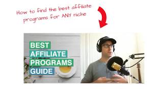 How To Find The Best Affiliate Programs In Any Niche Net Worth