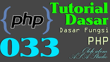 PHP Dasar Video Tutorial 033  Tanda Petik