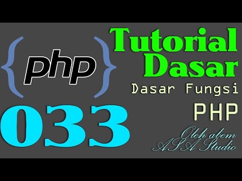 PHP Dasar Video Tutorial 033  Tanda Petik