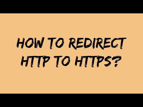 How to Redirect http to https?