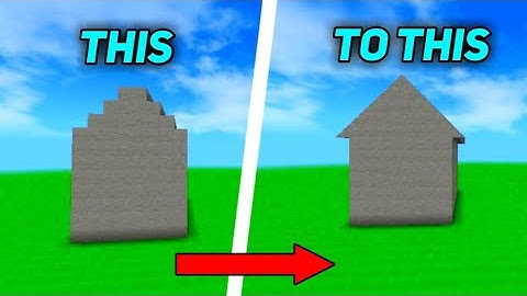 Furniture roof design | mini block craft 3d