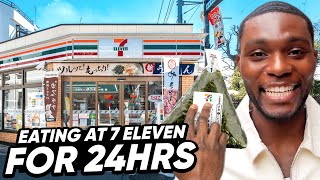 EATING ONLY at Japanese 7- Eleven for 24 hours